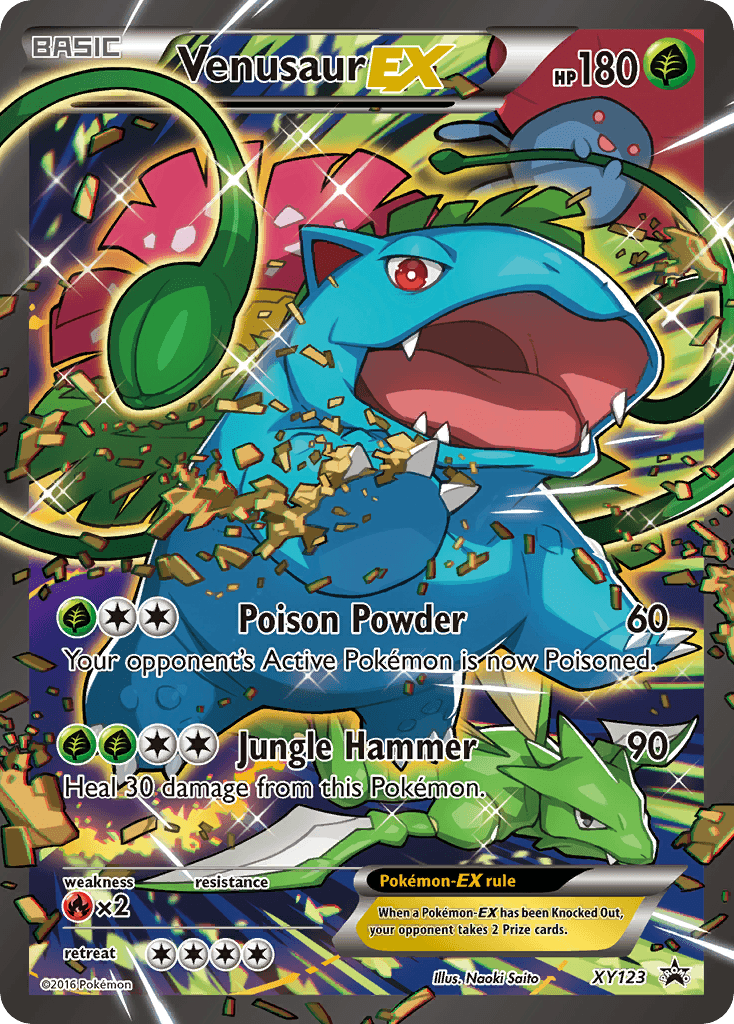 Venusaur-EX — XY Black Star Promos #XY123