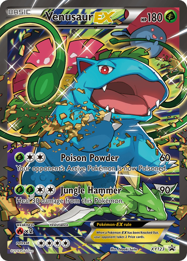 Venusaur-EX — XY Black Star Promos #XY123