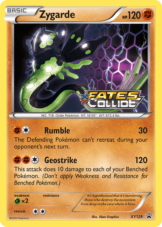 Zygarde — XY Black Star Promos #XY129