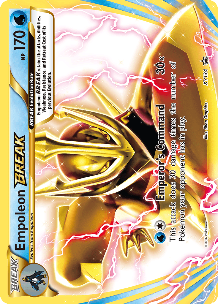 Empoleon BREAK — XY Black Star Promos #XY134