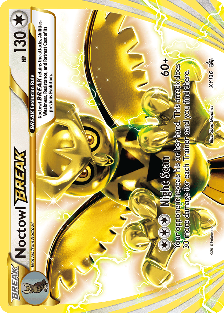Noctowl BREAK — XY Black Star Promos #XY136