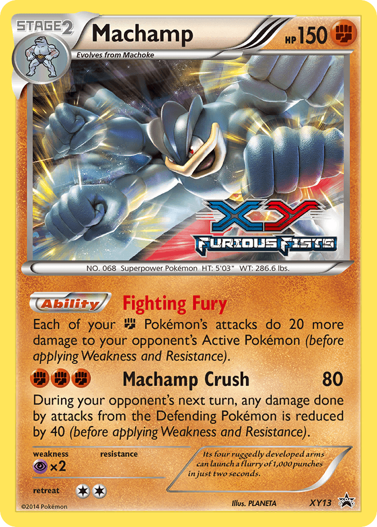 Machamp — XY Black Star Promos #XY13
