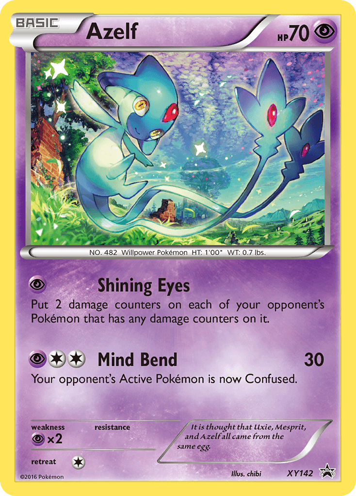 Azelf — XY Black Star Promos #XY142