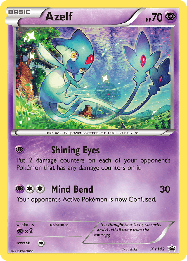 Azelf — XY Black Star Promos #XY142