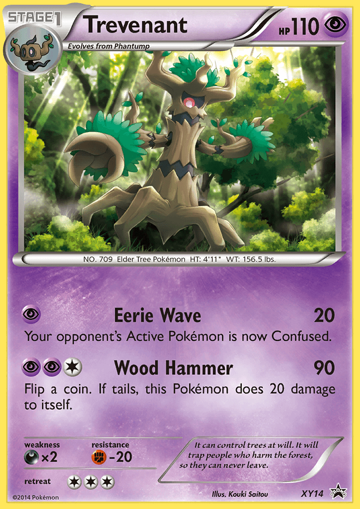 Trevenant — XY Black Star Promos #XY14