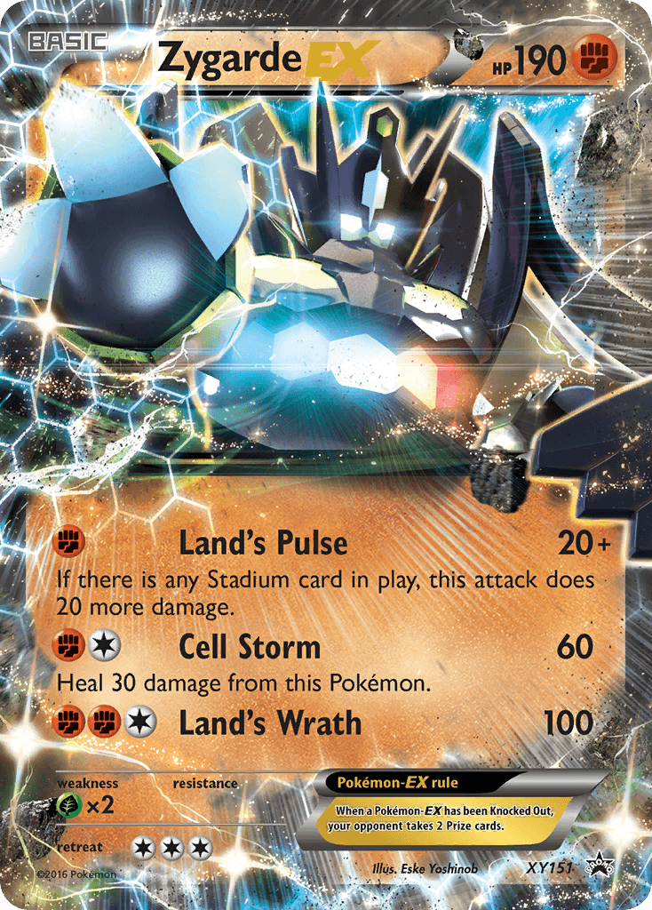Zygarde-EX — XY Black Star Promos #XY151