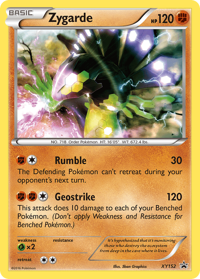 Zygarde — XY Black Star Promos #XY152