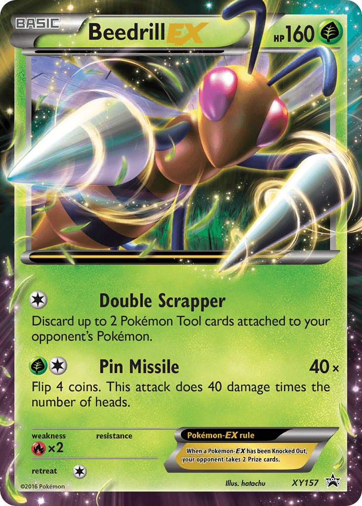 Beedrill-EX — XY Black Star Promos #XY157