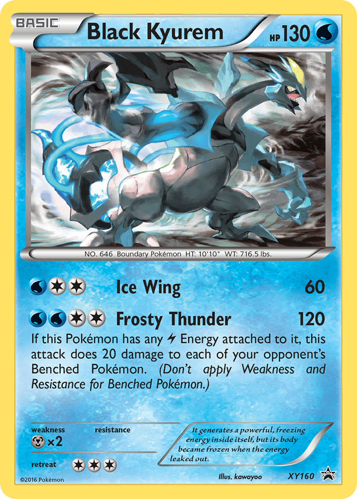 Black Kyurem — XY Black Star Promos #XY160