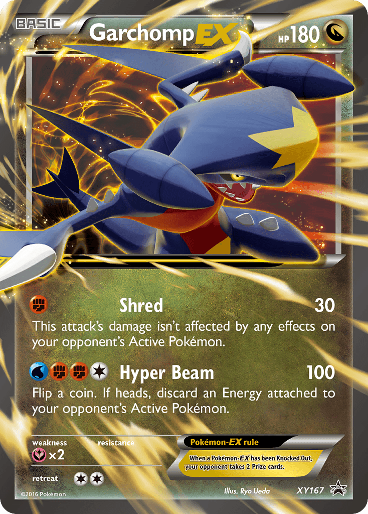 Garchomp-EX — XY Black Star Promos #XY167