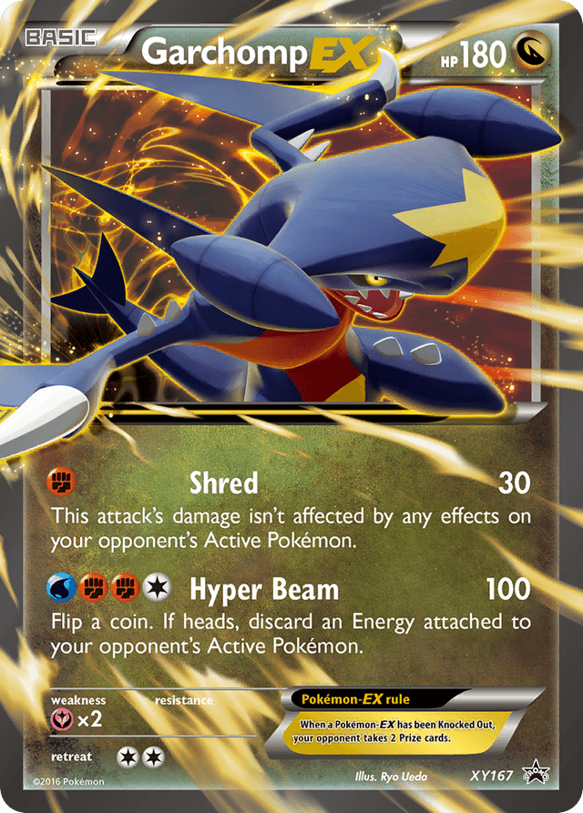 Garchomp-EX — XY Black Star Promos #XY167