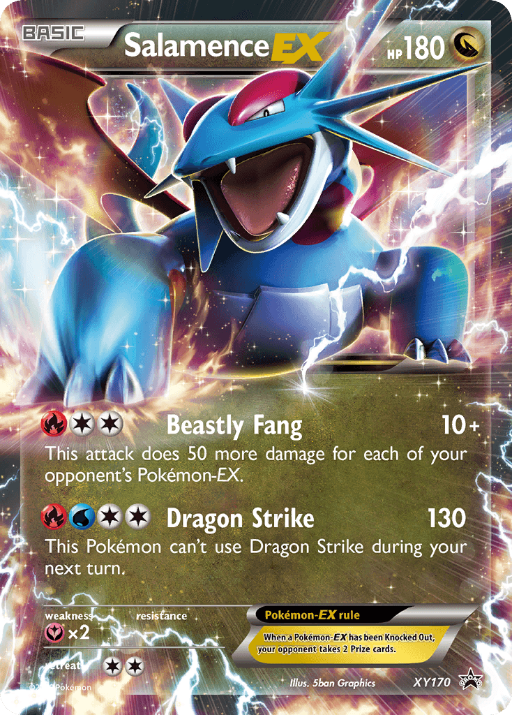Salamence-EX — XY Black Star Promos #XY170