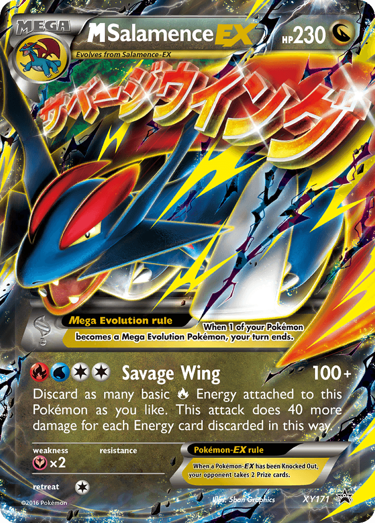 M Salamence-EX — XY Black Star Promos #XY171