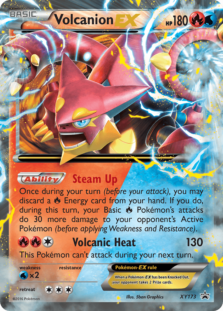Volcanion-EX — XY Black Star Promos #XY173