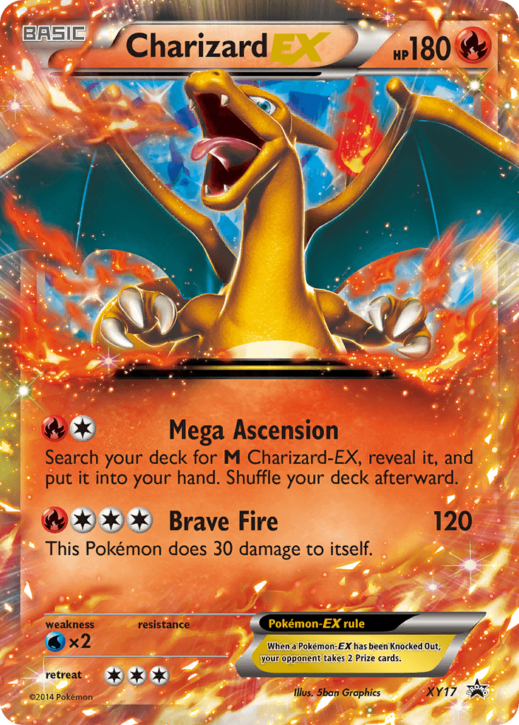Charizard-EX — XY Black Star Promos #XY17