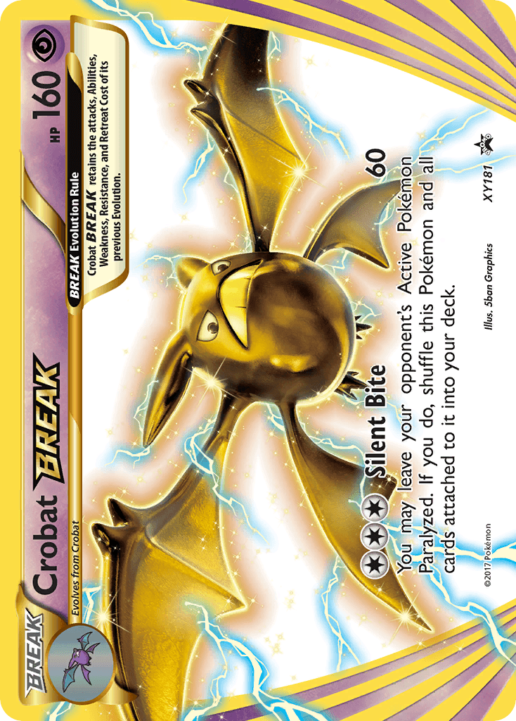 Crobat BREAK — XY Black Star Promos #XY181