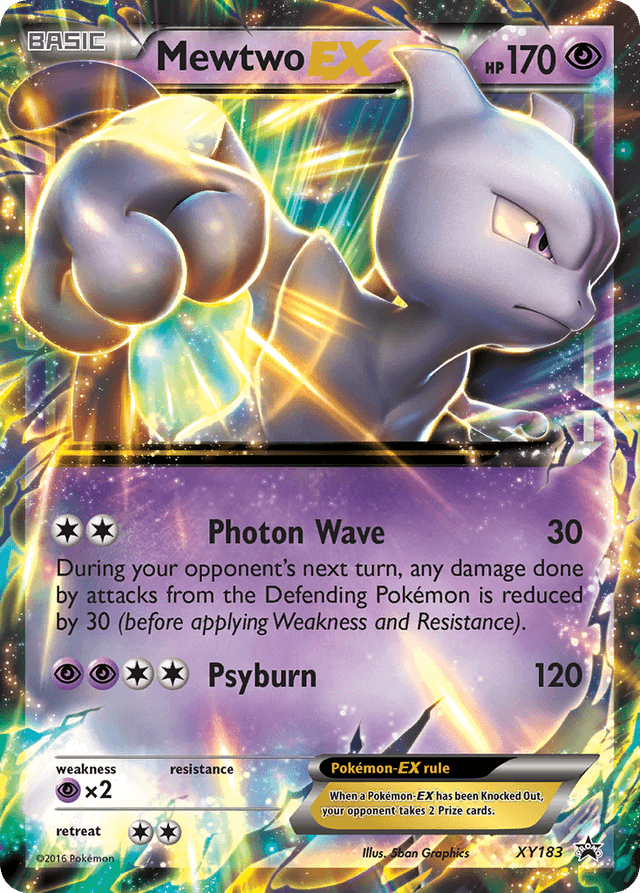 Mewtwo-EX — XY Black Star Promos #XY183