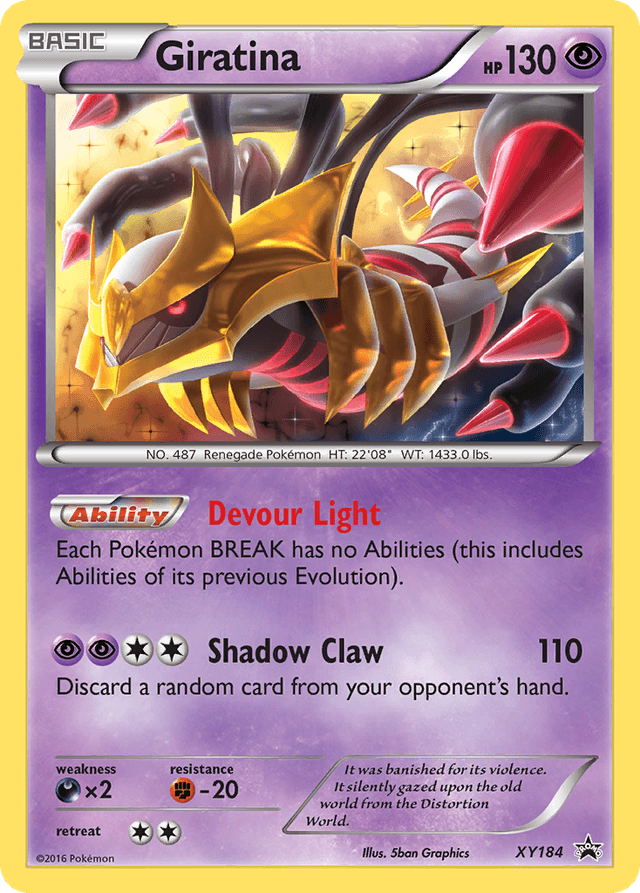 Giratina — XY Black Star Promos #XY184