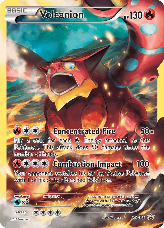 Volcanion — XY Black Star Promos #XY185