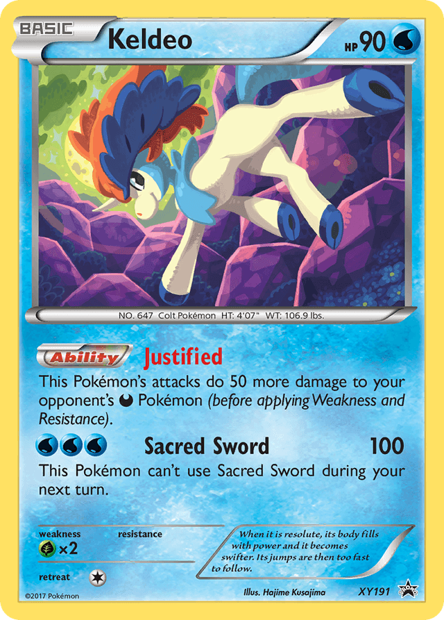 Keldeo — XY Black Star Promos #XY191