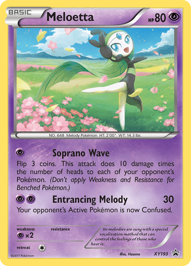 Meloetta — XY Black Star Promos #XY193