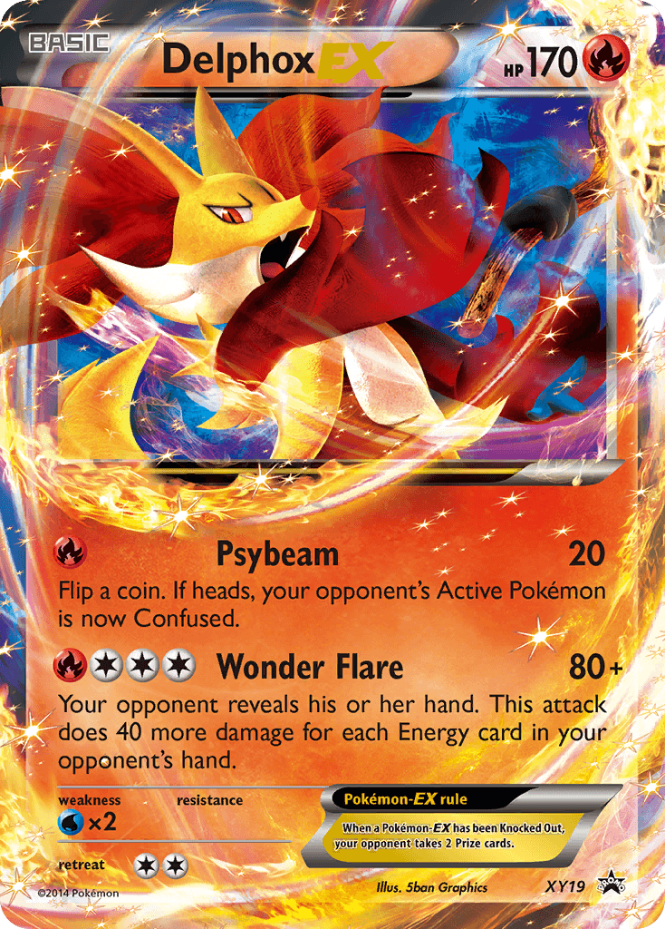Delphox-EX — XY Black Star Promos #XY19
