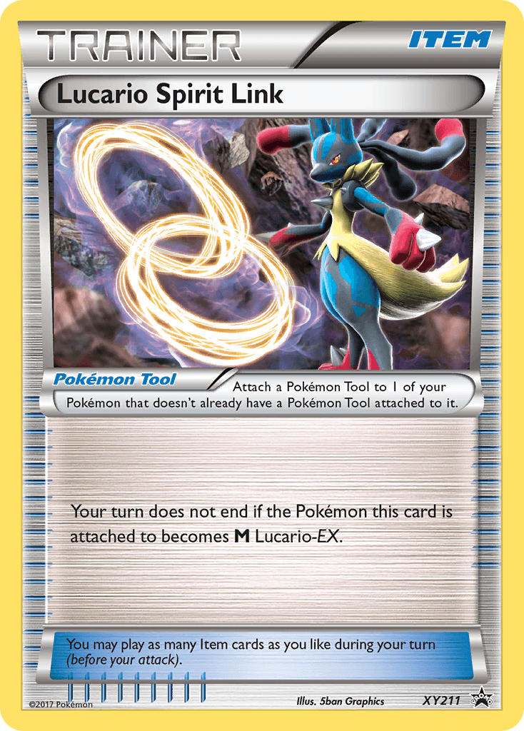 Lucario Spirit Link — XY Black Star Promos #XY211