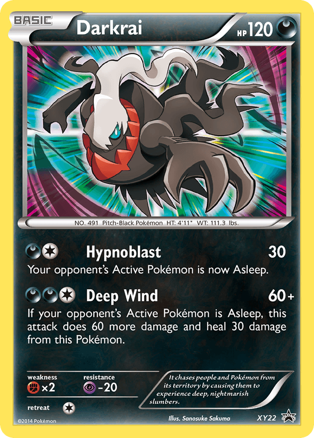 Darkrai — XY Black Star Promos #XY22