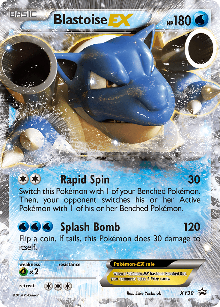 Blastoise-EX — XY Black Star Promos #XY30
