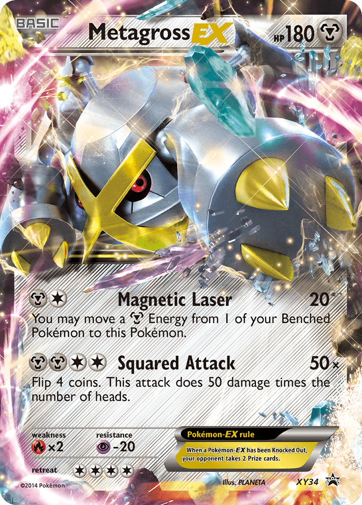 Metagross-EX — XY Black Star Promos #XY34