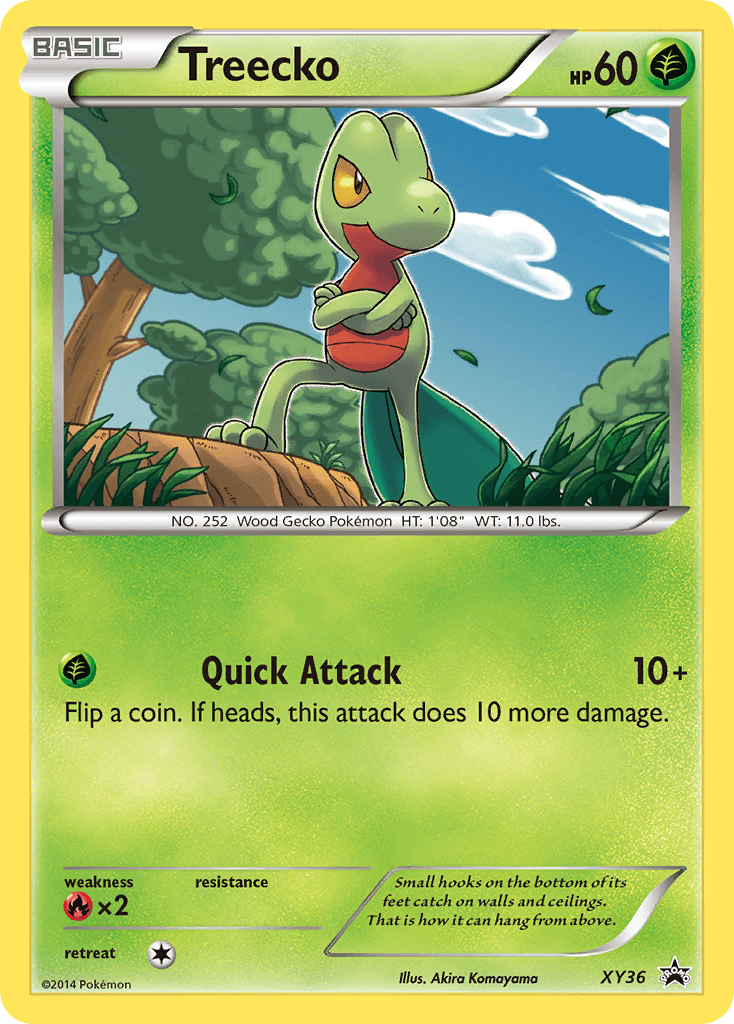 Treecko — XY Black Star Promos #XY36