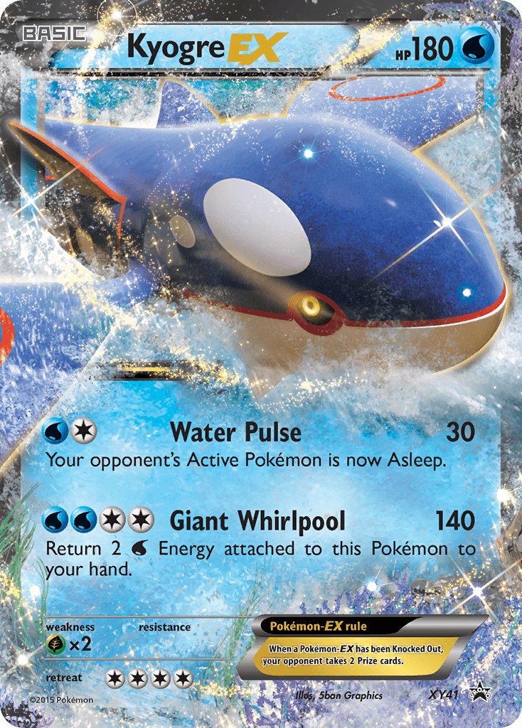 Kyogre-EX — XY Black Star Promos #XY41