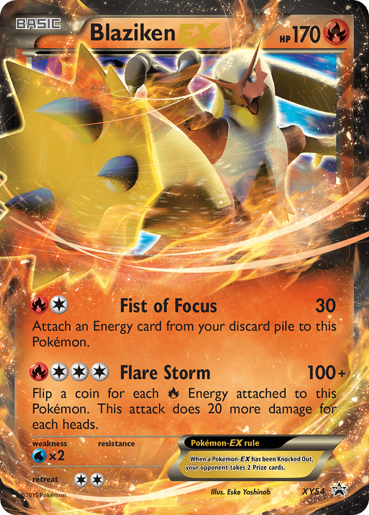 Blaziken-EX — XY Black Star Promos #XY54
