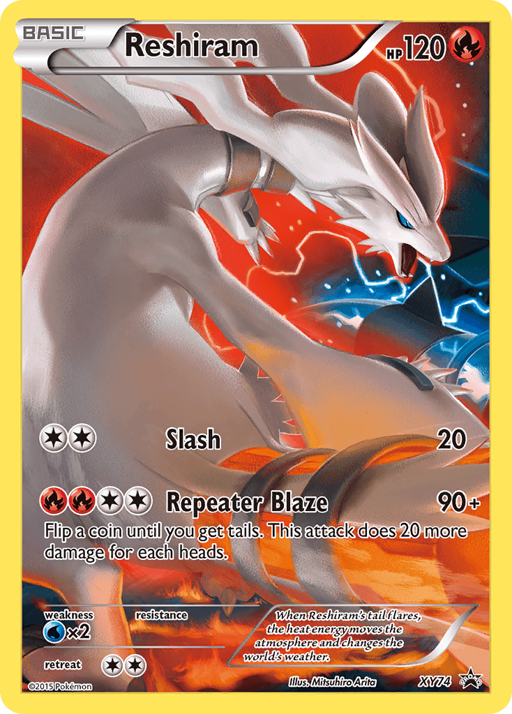 Reshiram — XY Black Star Promos #XY74