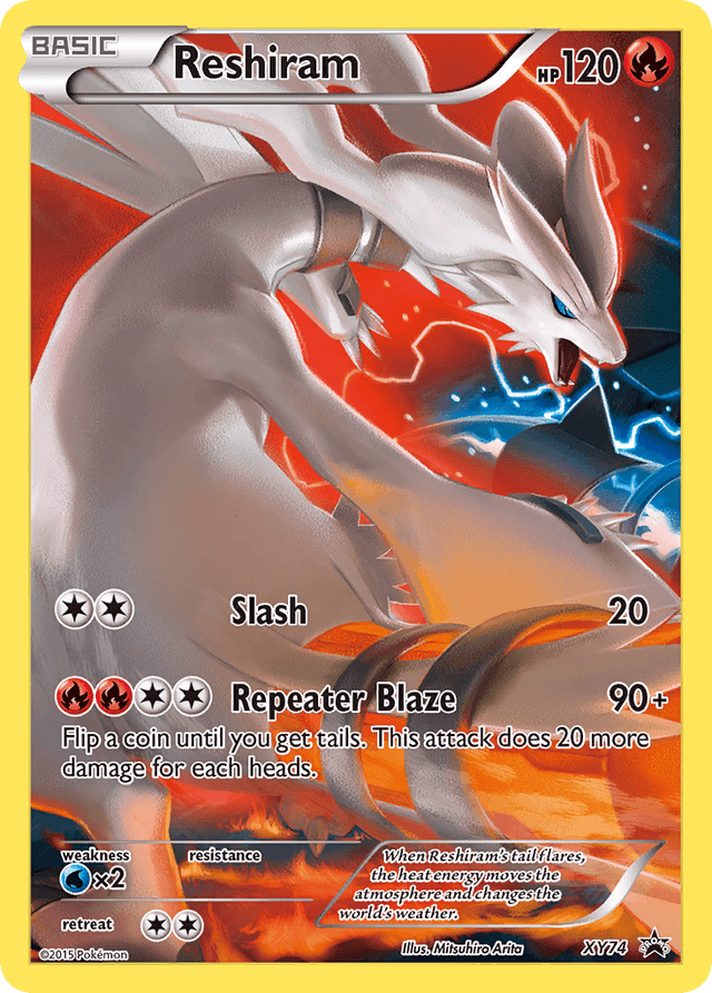 Reshiram — XY Black Star Promos #XY74