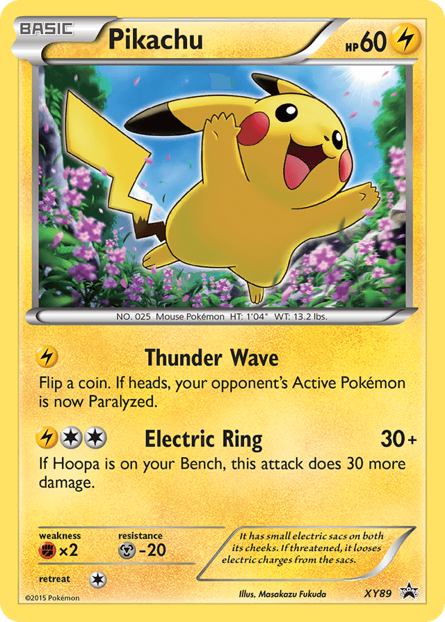 Pikachu — XY Black Star Promos #XY89