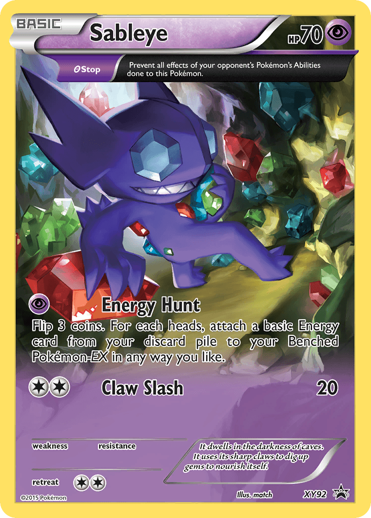 Sableye — XY Black Star Promos #XY92