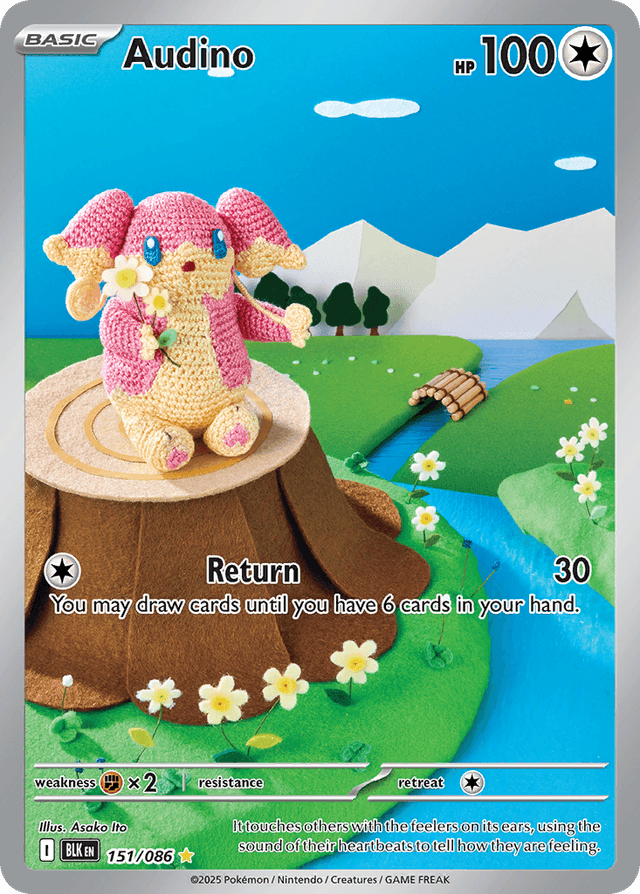 Audino — Black Bolt #151
