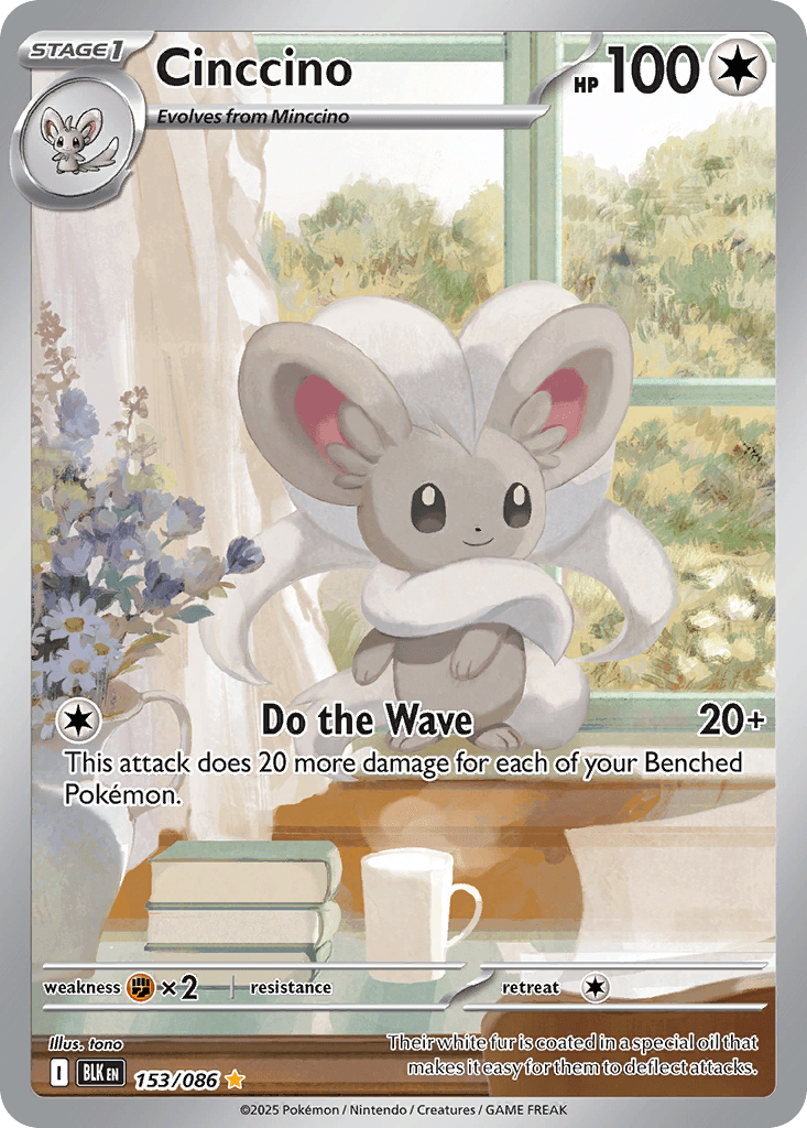 Cinccino — Black Bolt #153