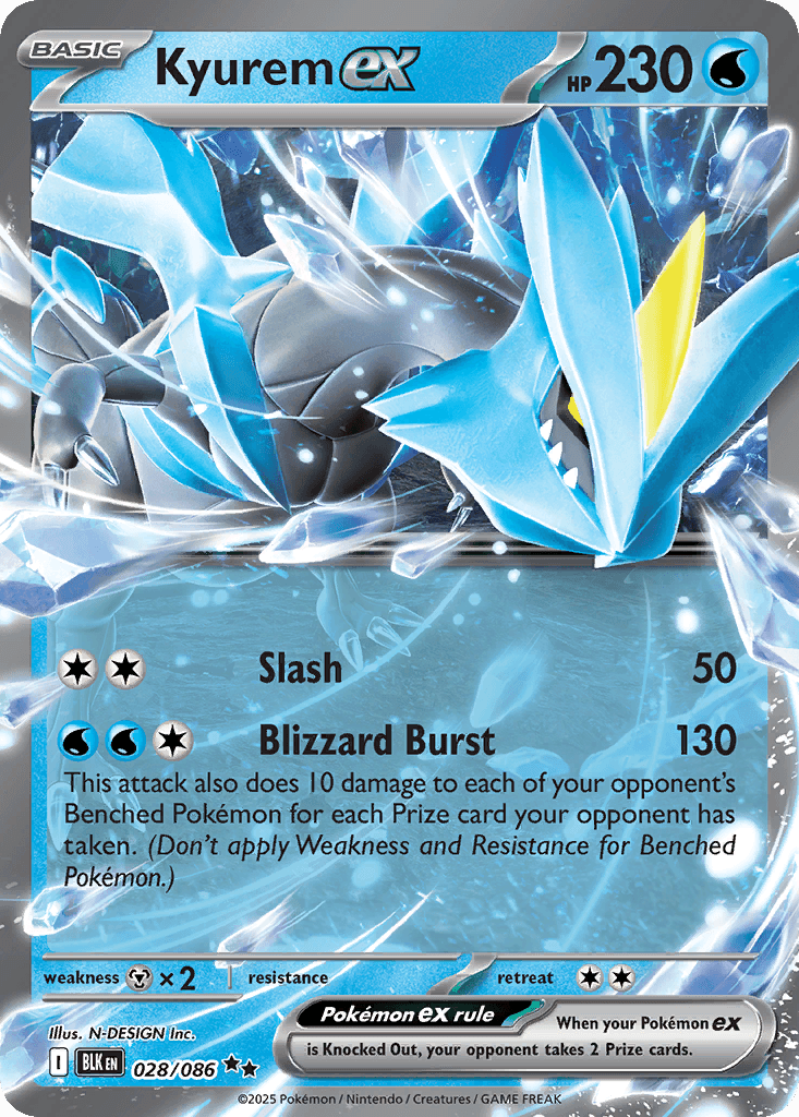 Kyurem ex — Black Bolt #28