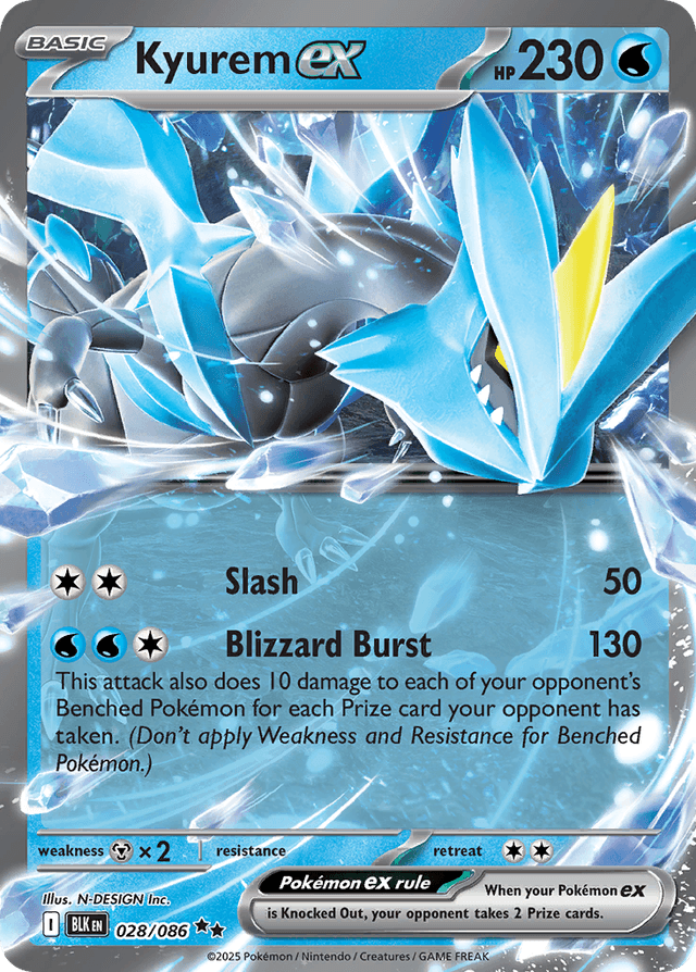 Kyurem ex — Black Bolt #28