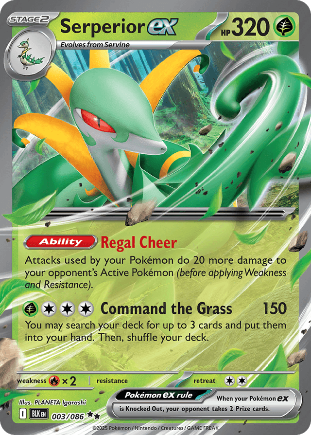 Serperior ex — Black Bolt #3