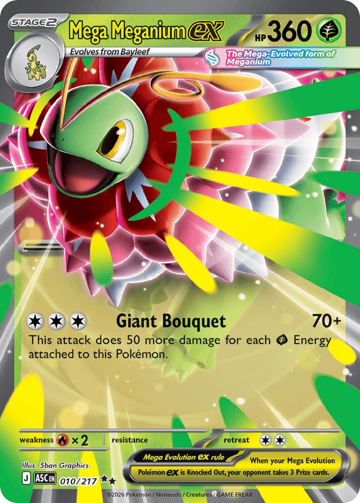 Mega Meganium ex — Ascended Heroes #10
