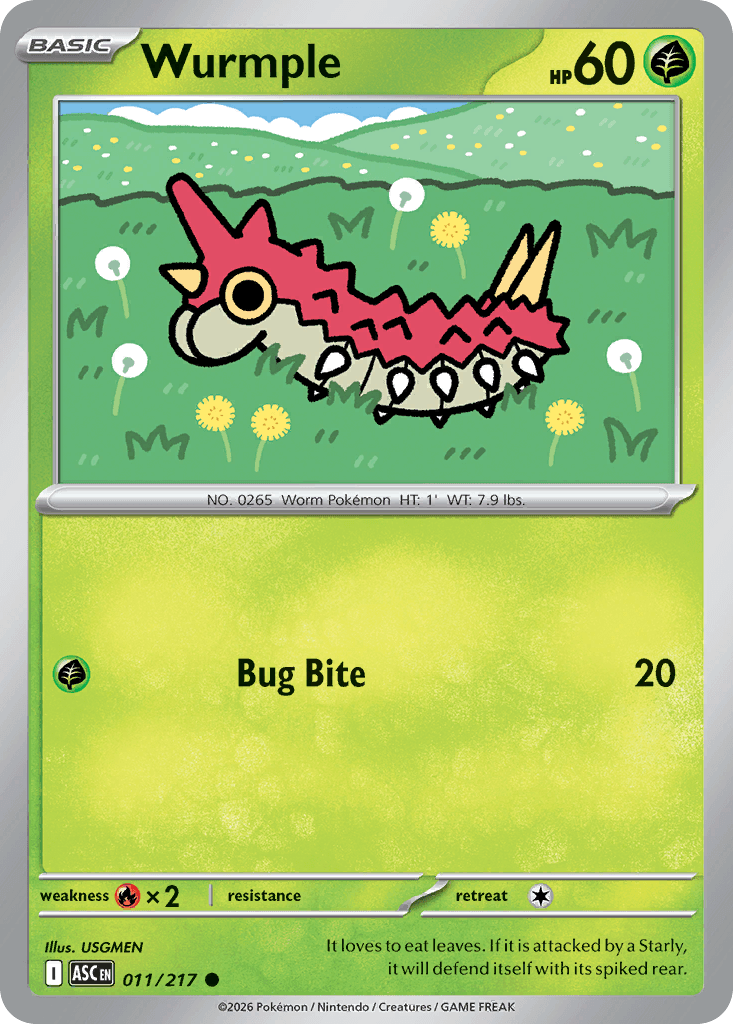Wurmple — Ascended Heroes #11