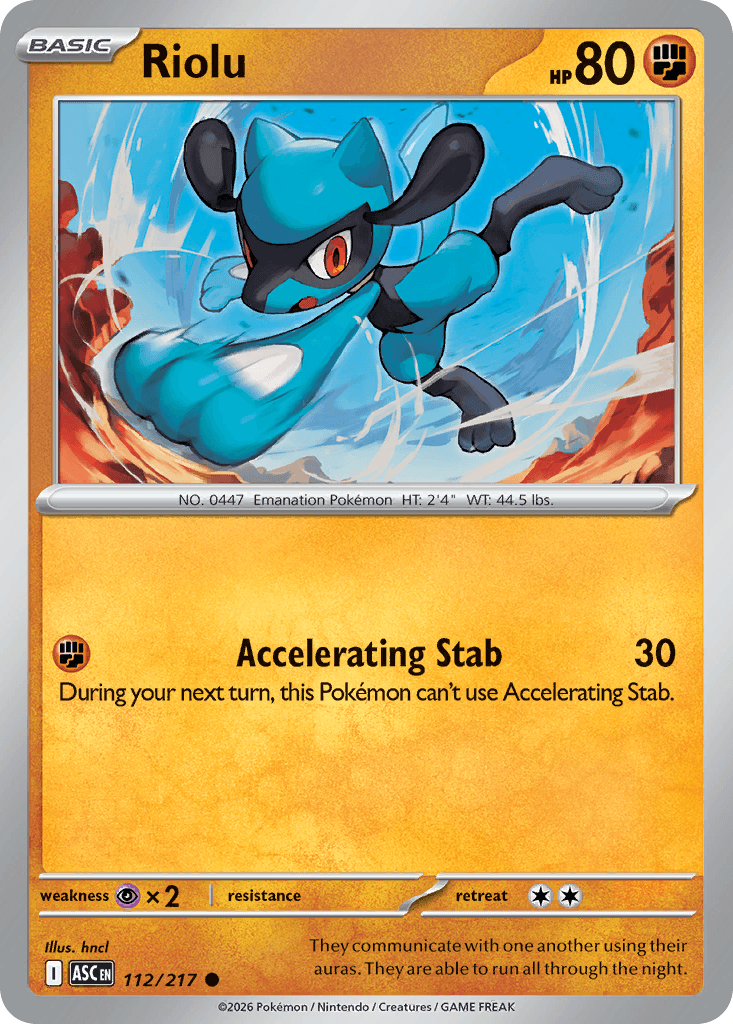Riolu — Ascended Heroes #112