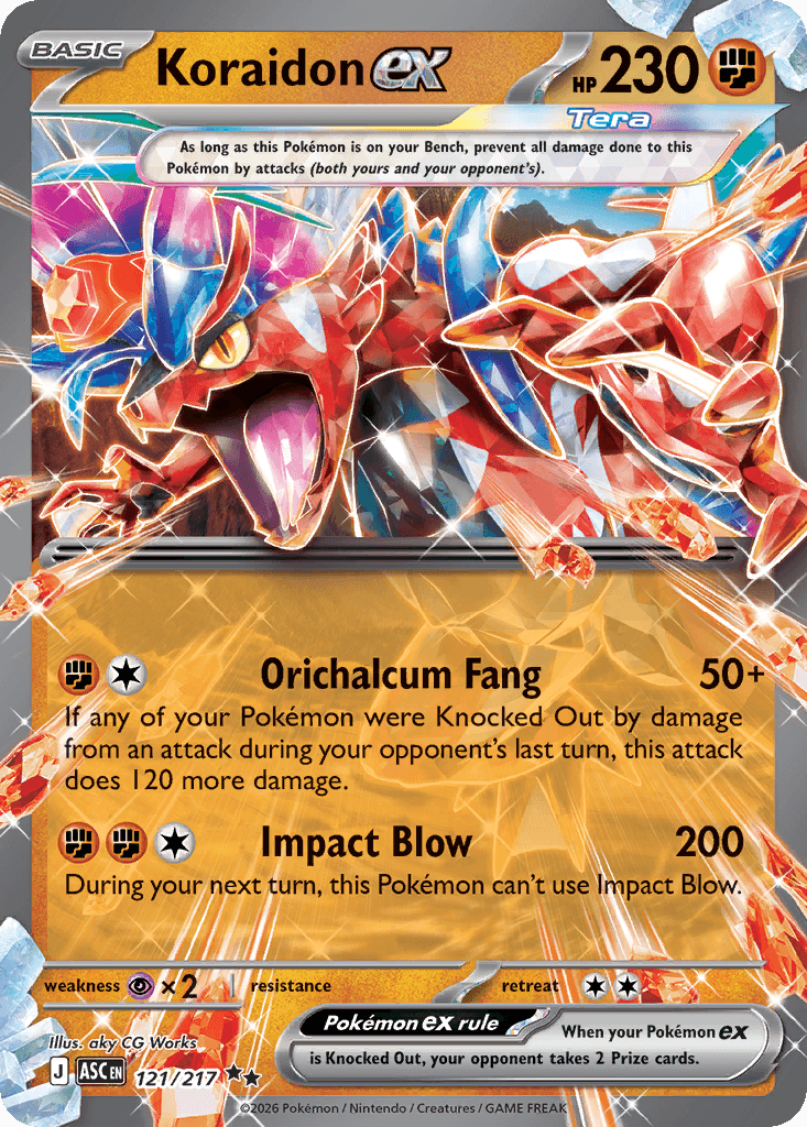Koraidon ex — Ascended Heroes #121