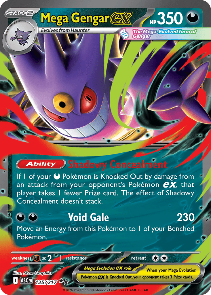 Mega Gengar ex — Ascended Heroes #125