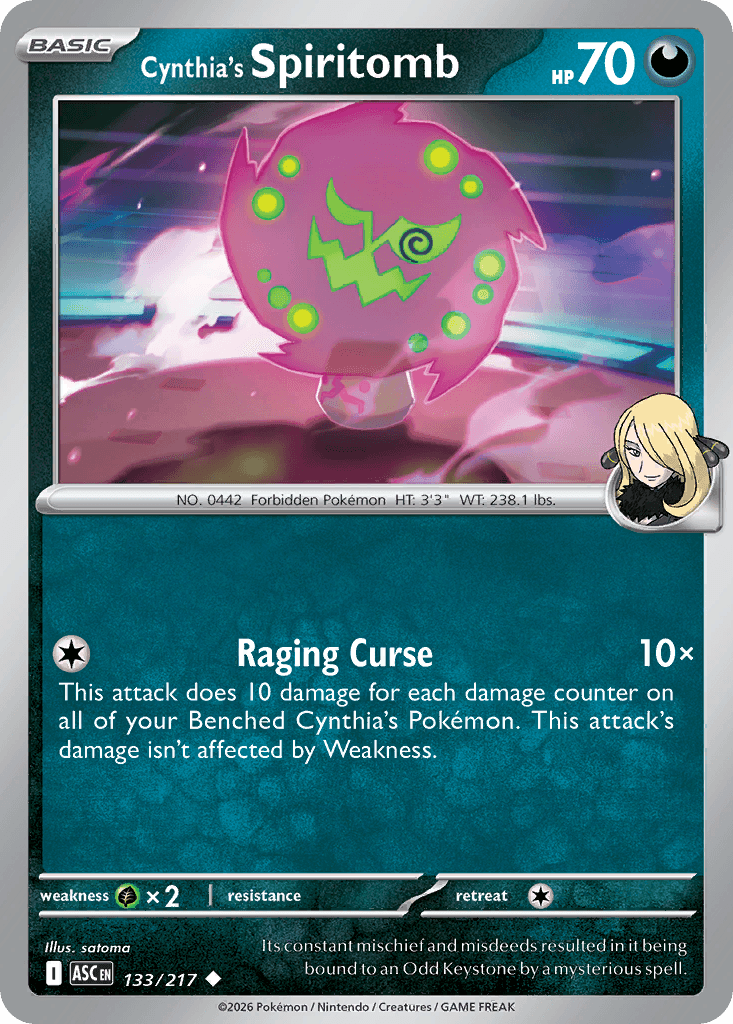 Cynthia's Spiritomb — Ascended Heroes #133