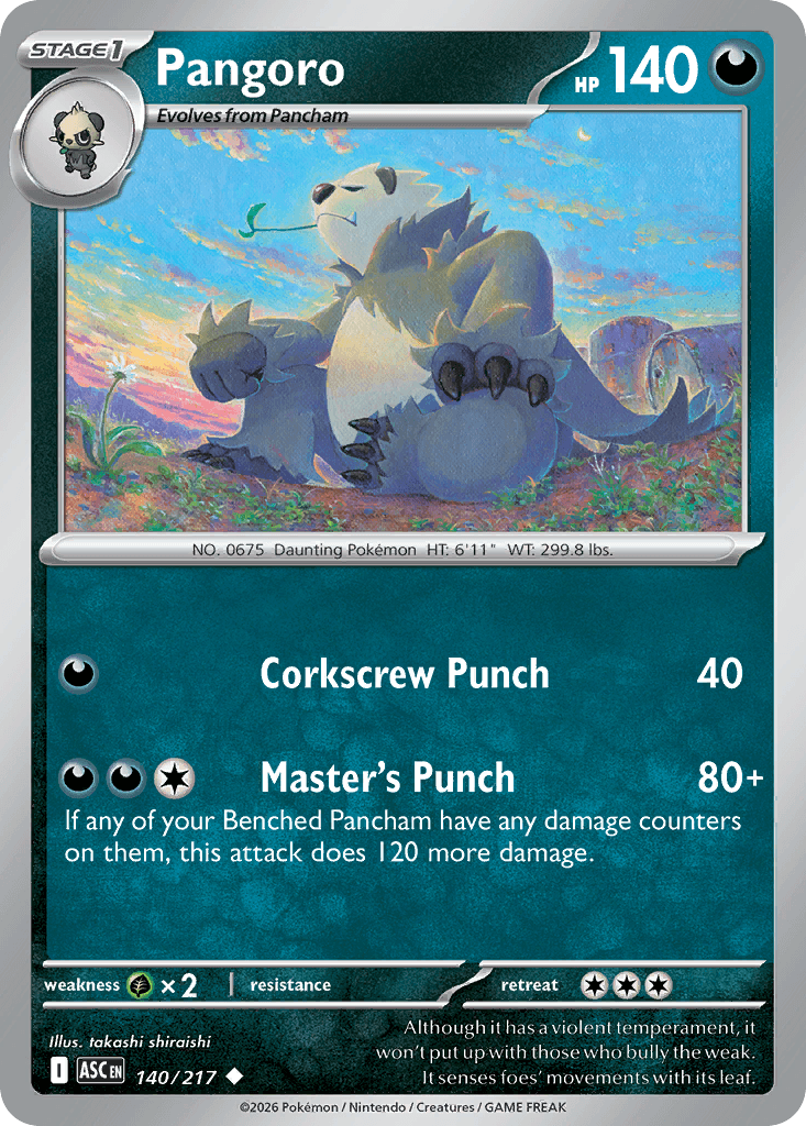 Pangoro — Ascended Heroes #140