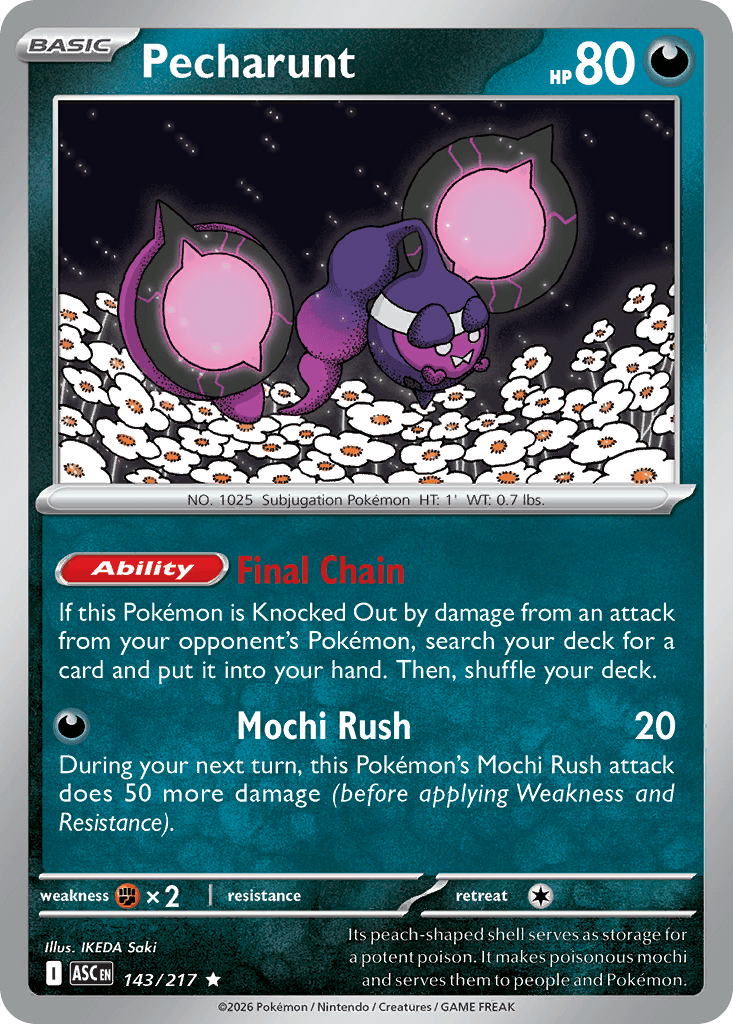 Pecharunt — Ascended Heroes #143